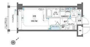 エルミタージュ蒲田南【4階】の間取り