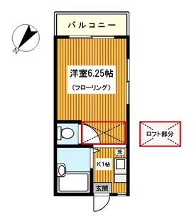 ドミールふなやま【2階】の間取り