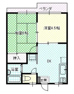 ディアコート【1階】の間取り