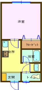 ポテトコーポ【1階】の間取り
