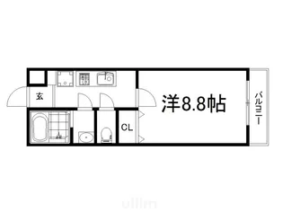 メゾン・クレア【3階】の間取り