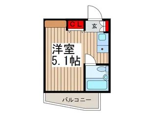 Ciel Blue並木【5階】の間取り