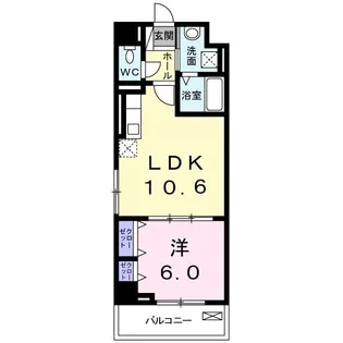 グレイスフル イースト【3階】の間取り