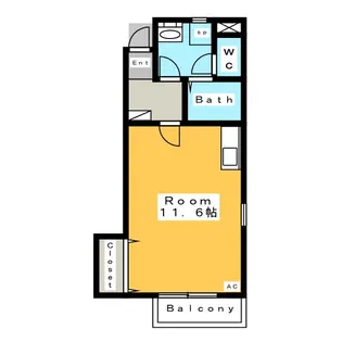 リブレア サンフォーレスト【1階】の間取り