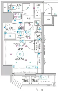 Le a横濱関内弐番館【11階】の間取り