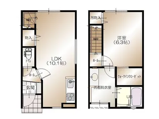 D BOX小松北 I棟の間取り