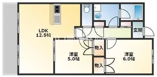 ビューシティー2000【3階】の間取り