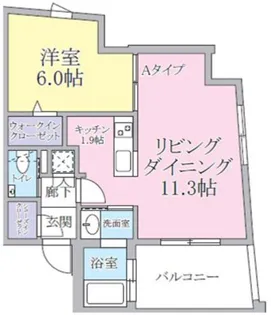 シェモア・オー【4階】の間取り