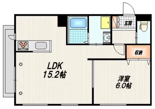 シャトル【3階】の間取り