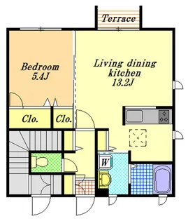 メルヴェーユ【1階】の間取り