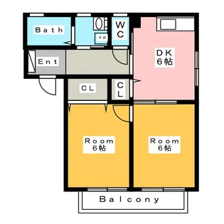 Bells 21 C【2階】の間取り