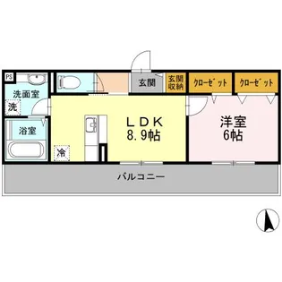 サニー イースト【2階】の間取り