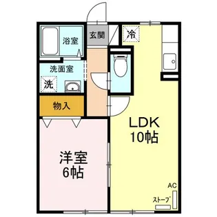 セジュールSE2秀【1階】の間取り