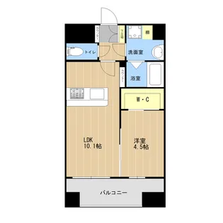 LIBTH九品寺II【8階】の間取り