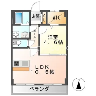 UEMATSU CORPO【3階】の間取り