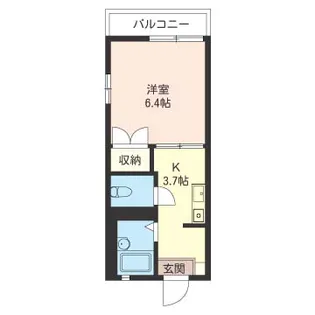 ハイム楠【2階】の間取り