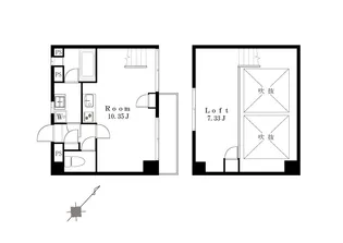 カーサグラン上野毛【4階】の間取り