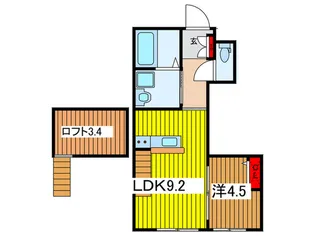 ラポール・ルポ【2階】の間取り