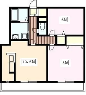 サンビレッジ府中 A【3階】の間取り