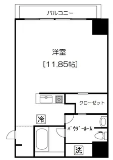 東麻布アパートメント【4階】の間取り
