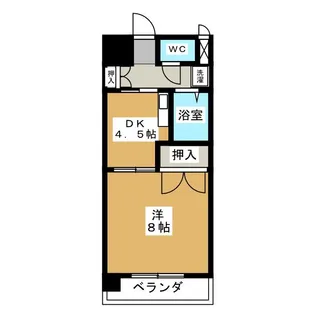 サザン名駅EAST【2階】の間取り