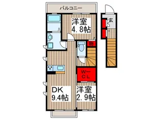 ハイグランド川口【2階】の間取り