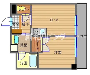 プラスパー築町【7階】の間取り