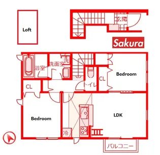 BLANC FORETの間取り