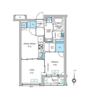 プレディアコート代々木上原【2階】の間取り