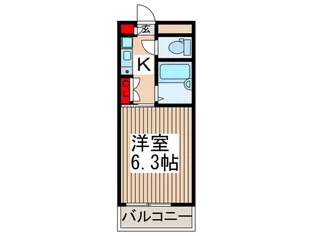 ハイム奈良【2階】の間取り