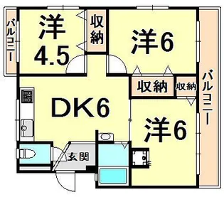 清和マンション【3階】の間取り