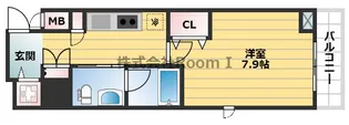 カスタリア堺筋本町【12階】の間取り