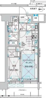レイズ茶屋ヶ坂【3階】の間取り
