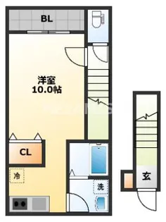 ルーエ【2階】の間取り