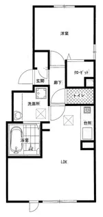 ラ・ブリーズI【1階】の間取り