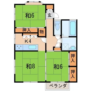 レミングハウス【1階】の間取り