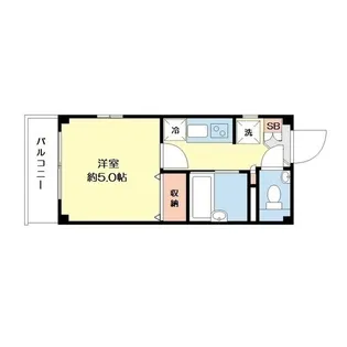 シエナ都立大【2階】の間取り