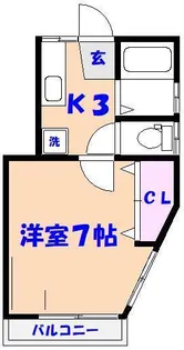 カーサズメイト【2階】の間取り