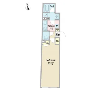 SPEC RESIDENCE 西大井【2階】の間取り
