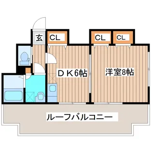 カラーズガーデン榴岡【7階】の間取り