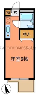 晴嵐マンション【5階】の間取り