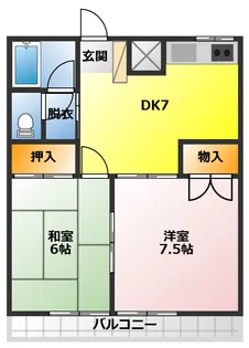 サンヒルズ柏【3階】の間取り