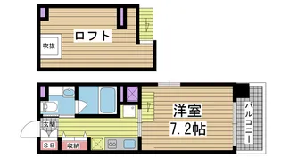 サンコーグランフーテージ【7階】の間取り
