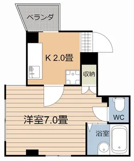 鴨池山元ビル【3階】の間取り