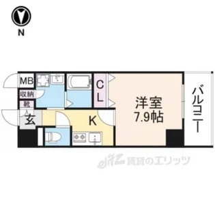 T・Kビル西大寺NORTH【5階】の間取り