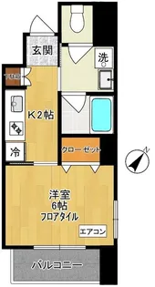 Rosso Corsa -ロッソ コルサ-【2階】の間取り