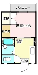 フレグランスおおさか【2階】の間取り