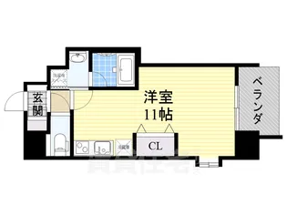 FRONT FIELD Tennoji【8階】の間取り