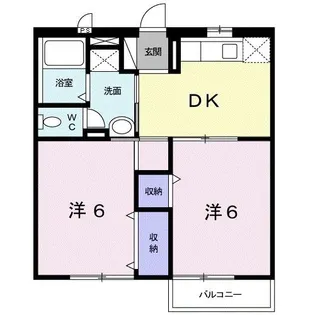 Annex I【2階】の間取り