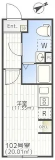 THE PARK EXIA 大崎【1階】の間取り